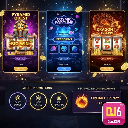 VIP gaming experience at dj6 with mobile accessibility - dj6